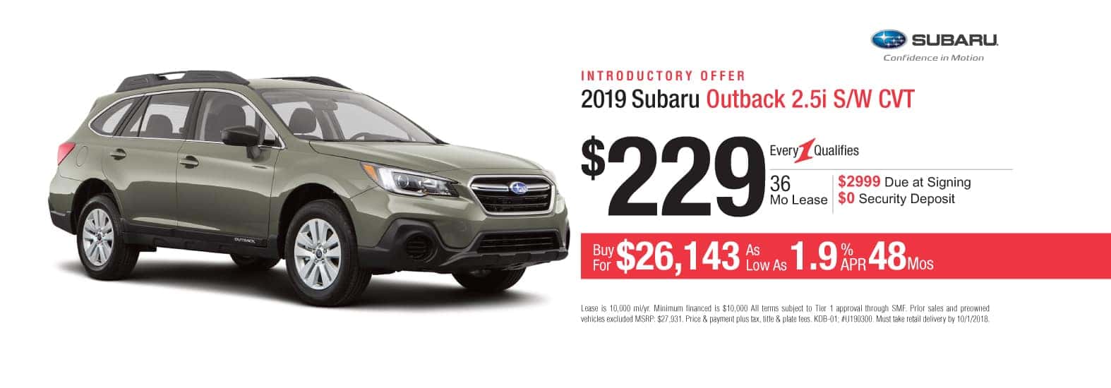 2018 Outback