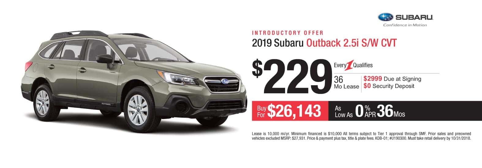2018 Outback