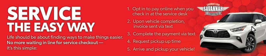 Schedule Toyota Service Appointment Online | Savannah GA