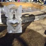 Butler Carved In Ice