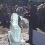 Butler Carved In Ice