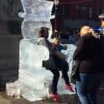 Butler Carved In Ice