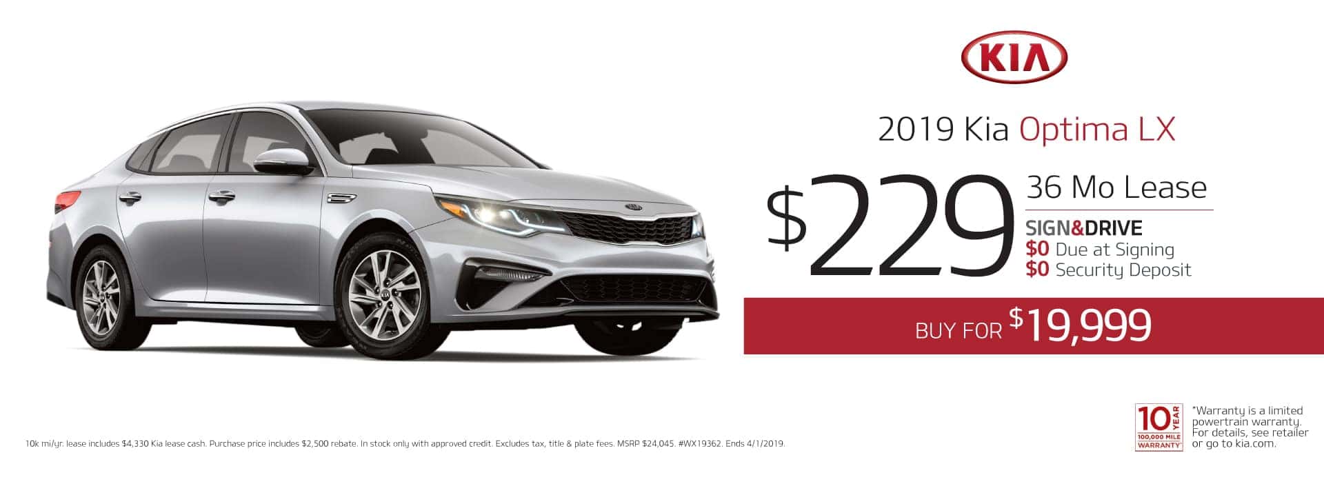 2019 Kia Optima