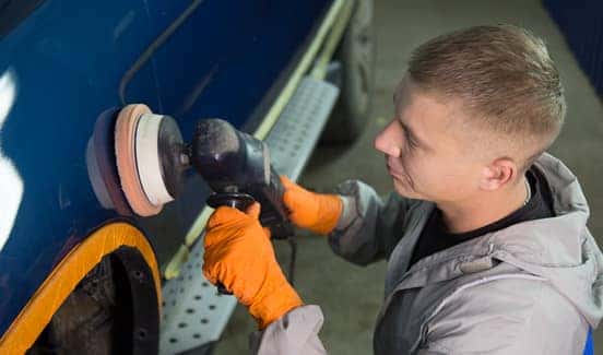 waxing car