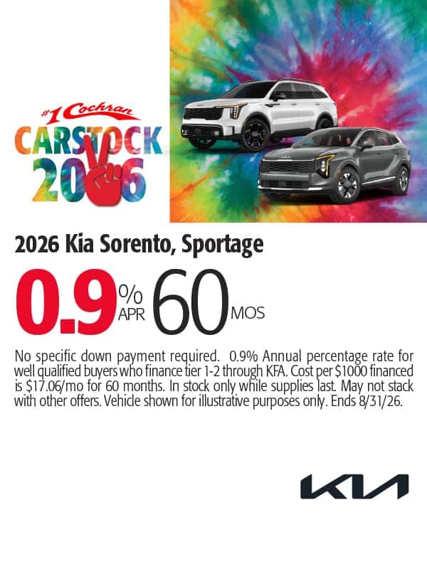 2026 Sorento, Sportage