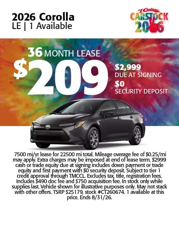 2026 Corolla