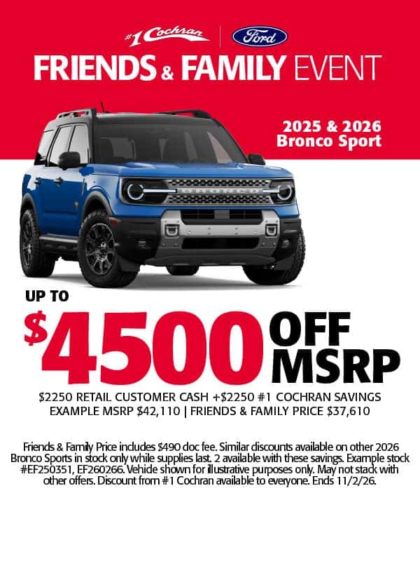 2025 & 2026 Bronco Sport