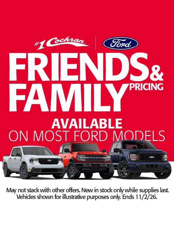 Friends and Family Pricing