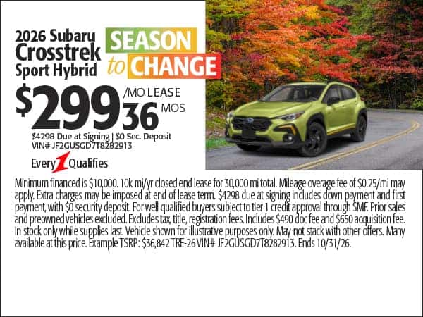 2026 Crosstrek