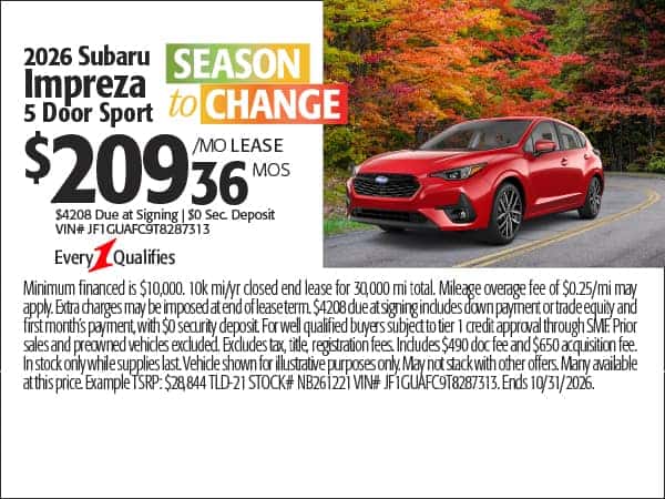 2026 Impreza