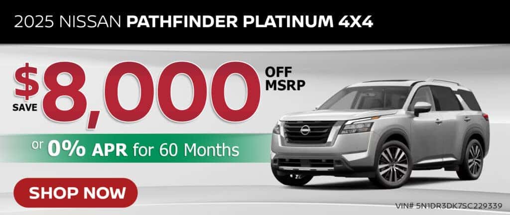 2025 NISSAN PATHFINDER PLATINUM 4X4