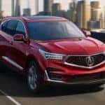 2018 Acura RDX Driving Over a Bridge