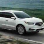 White 2020 Acura MDX on Highway
