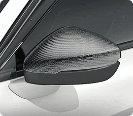 Carbon Fiber Mirror Cover