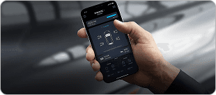 AcuraLink Connected Services app on smartphone showing 2026 MDX status