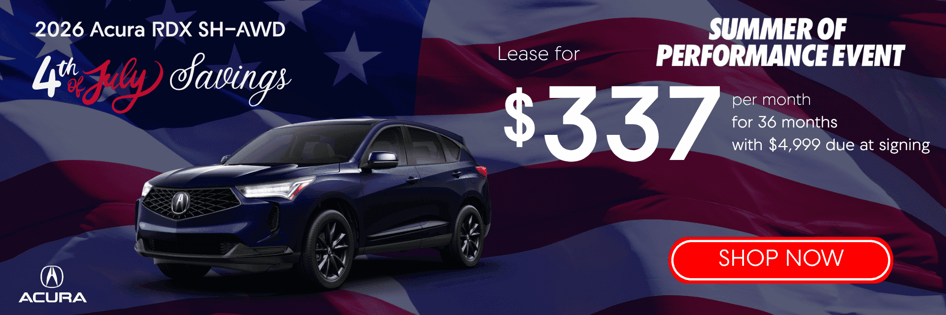 RDX Lease Offer