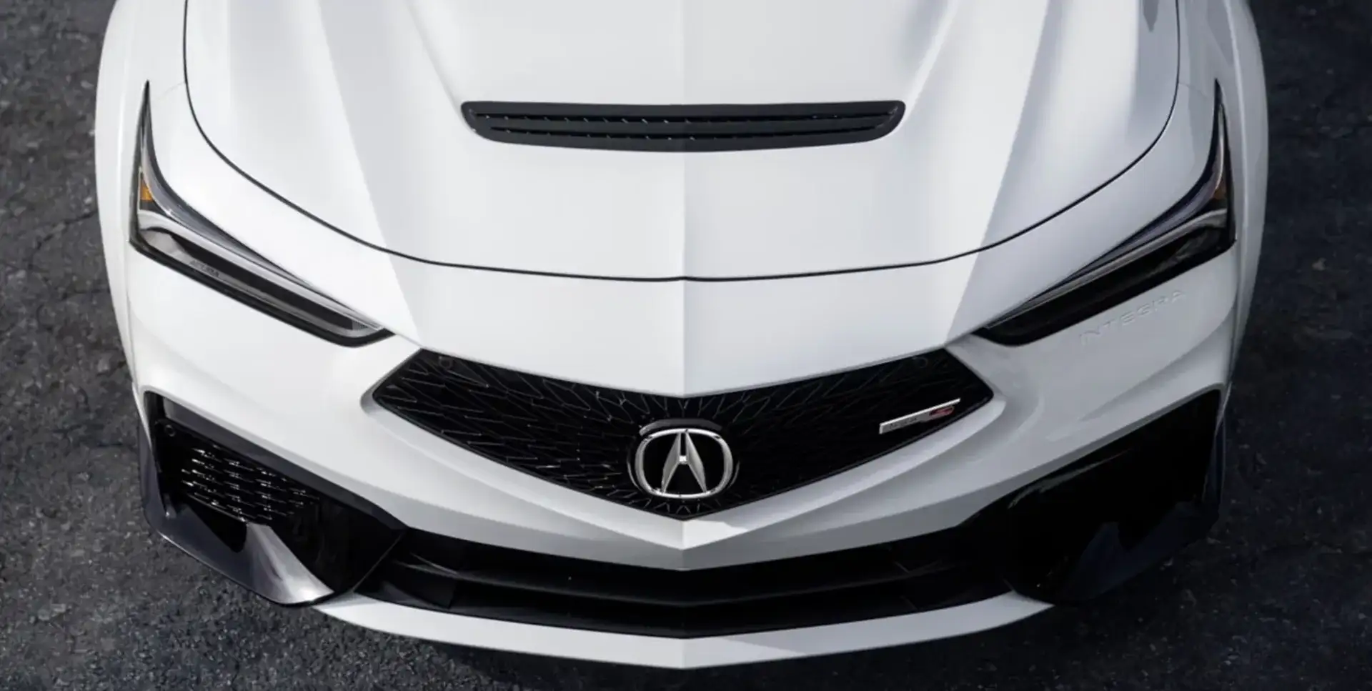 Front view of the 2026 Acura Integra Type S, representing new Acura models covered under the Acura warranty