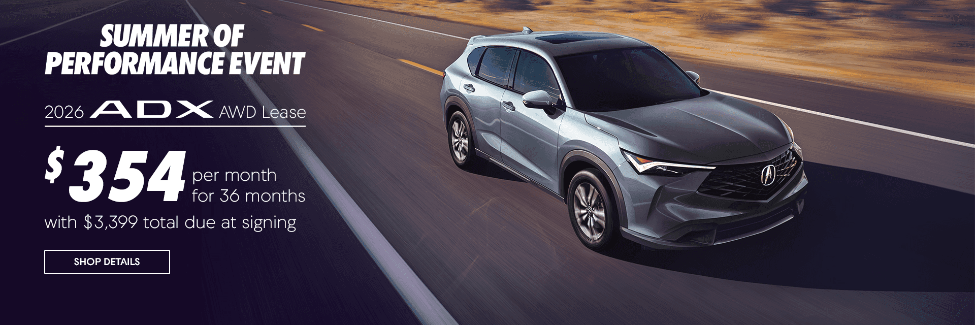 Acura ADX Lease Offers