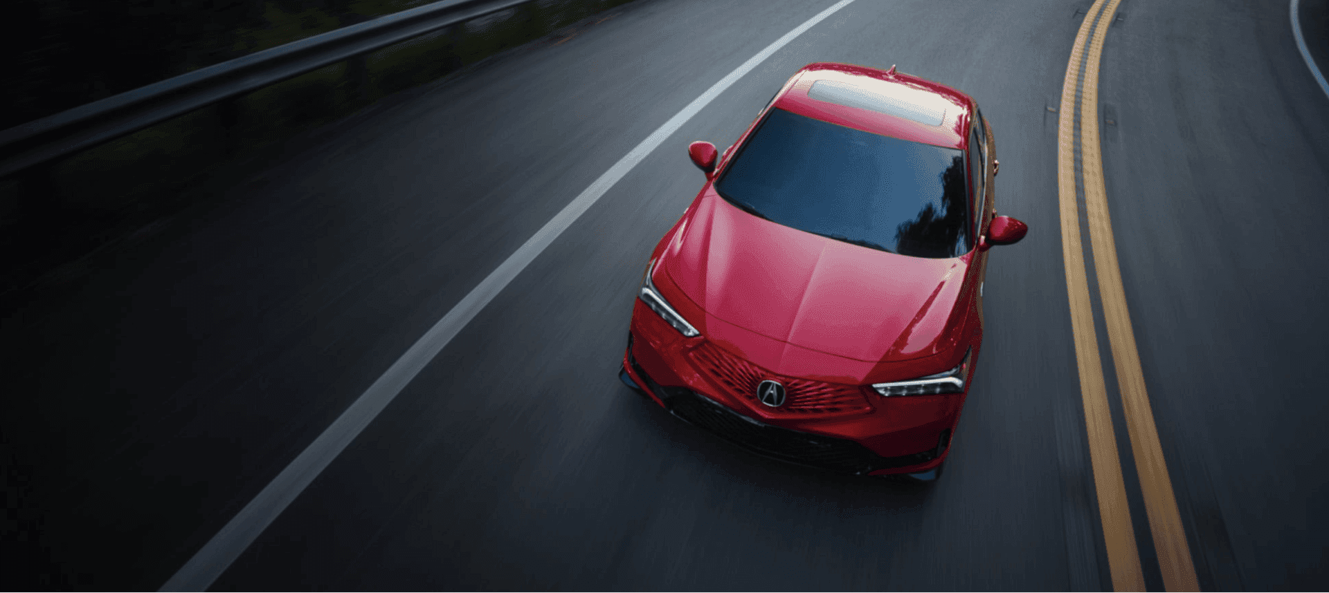 The 2026 Acura Integra in Performance Red Pearl