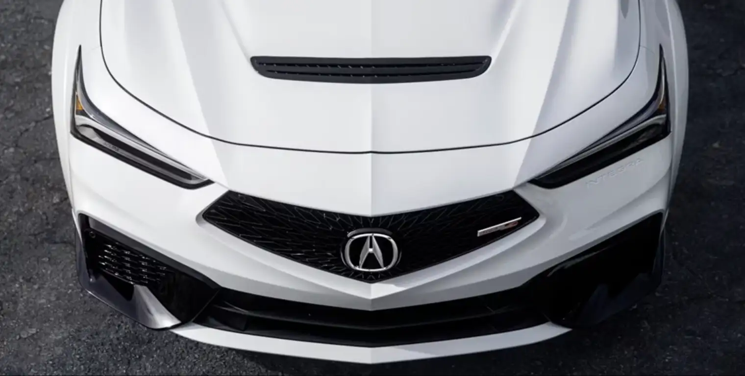 Acura Integra Type S front grille and hood