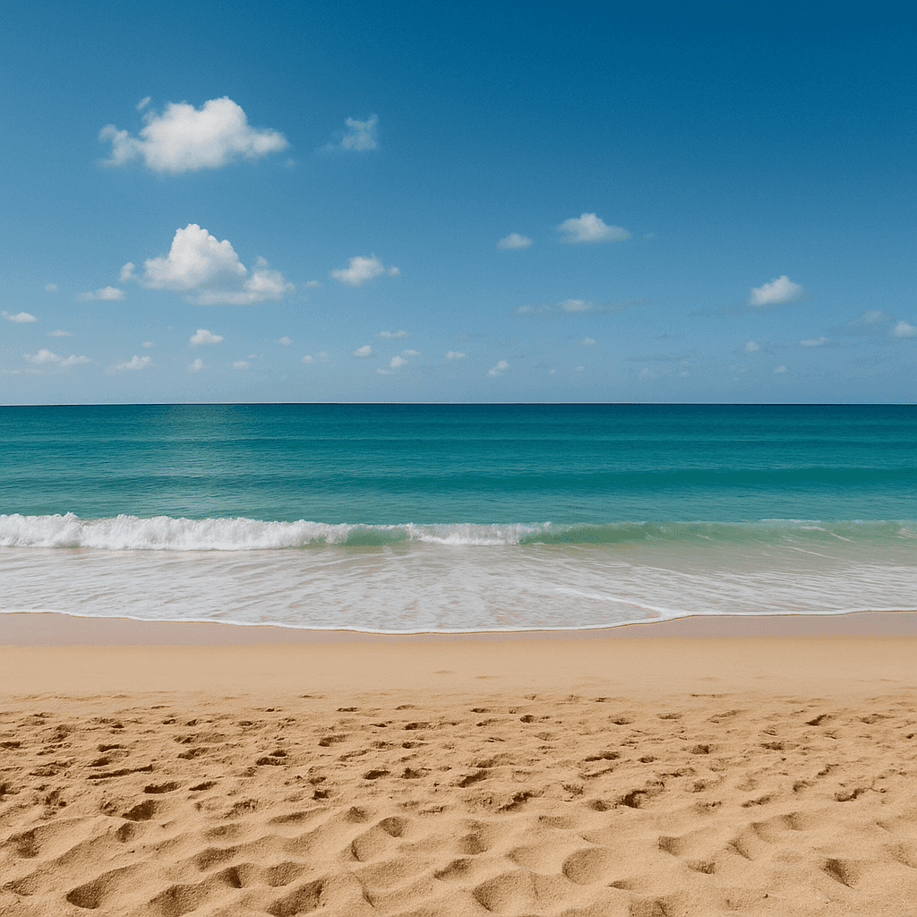 beach on a sunny day