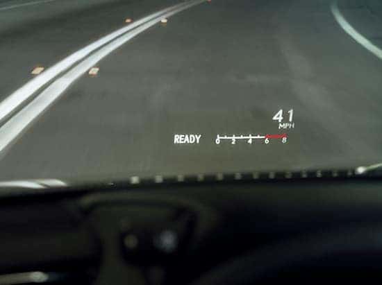 Lexus ES head-up display