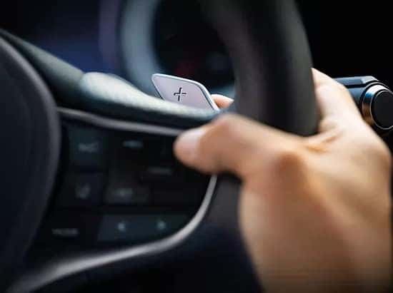 Lexus ES paddle shifters