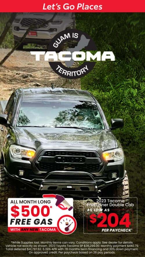 Toyota Tacoma gas offer March 2023