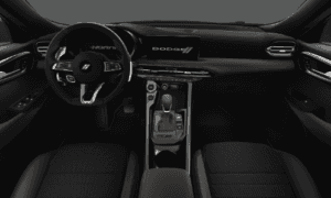 2024 Dodge Hornet Hybrid black interior