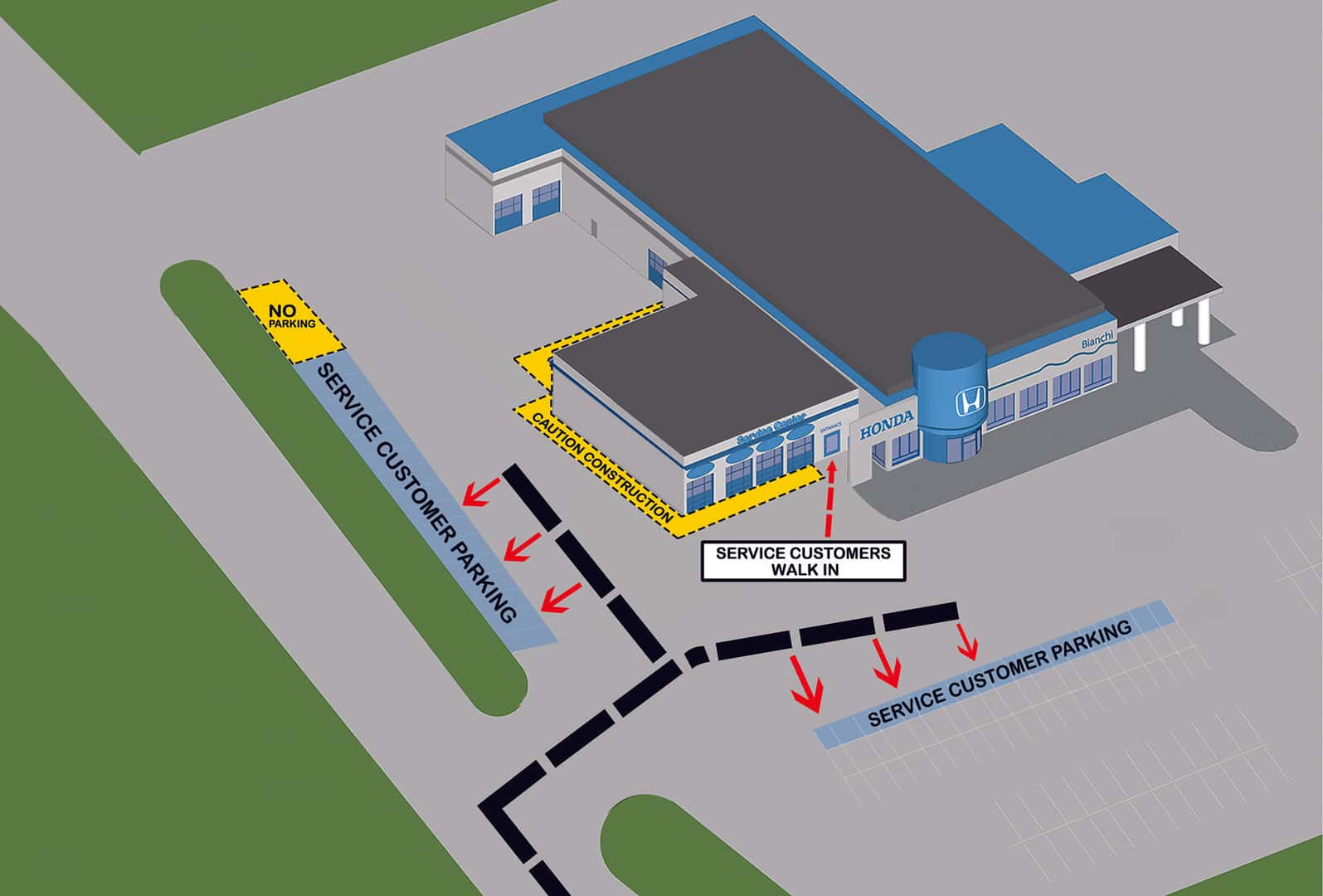 Service Drive Expansion Update... | Bianchi Honda