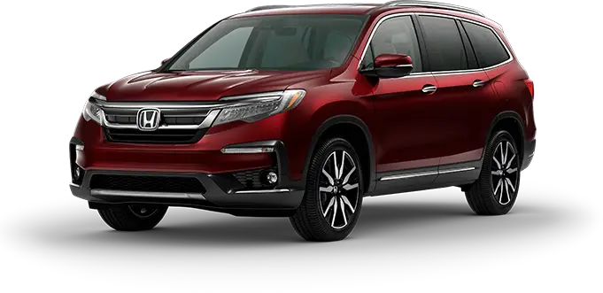 2021 Honda Pilot in Deep Scarlet Pearl