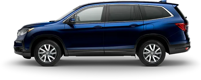 2021 Honda Pilot EX-L in Obsidian Blue Pearl