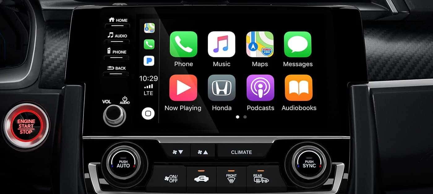 2020 Honda Civic Si apple carplay integration