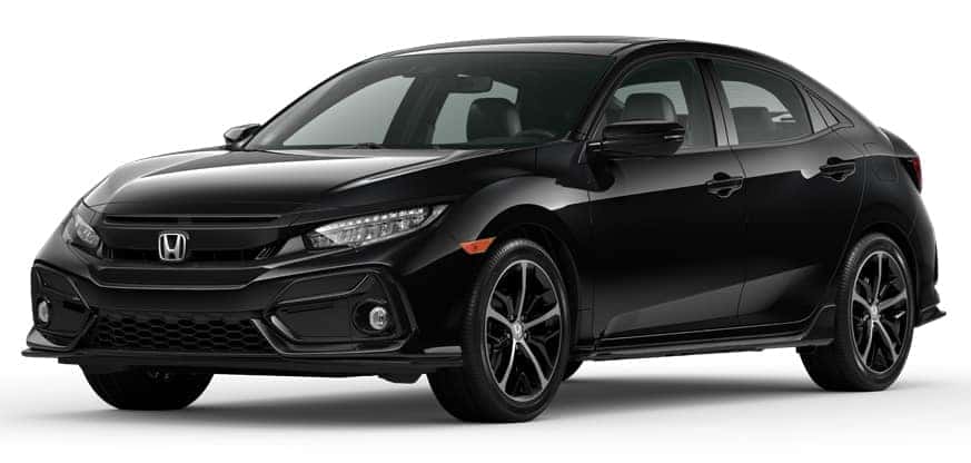 2021 Honda Civic Hatchback Crystal Black Pearl