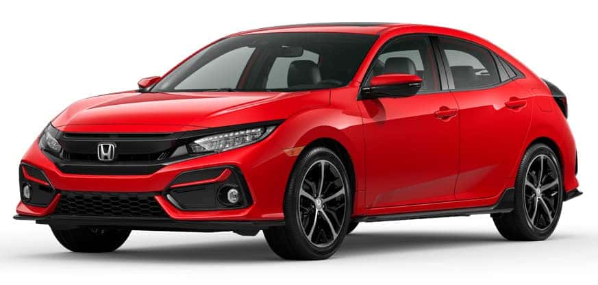 2021 Honda Civic Hatchback Rallye Red
