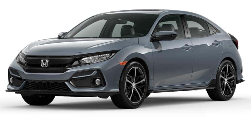 2021 Honda Civic Hatchback Sonic Gray Pearl