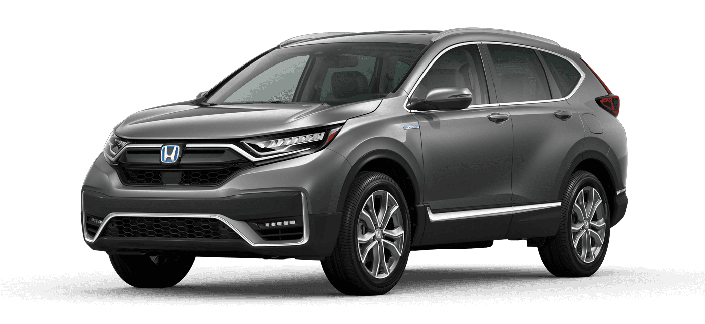2021 Honda CR-V Hybrid in Modern Steel Metallic