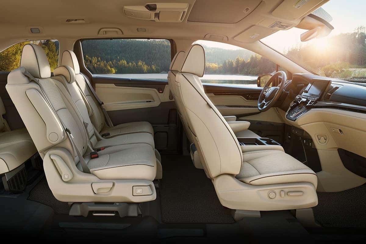 2022 Honda Odyssey with leather-trimmed interior