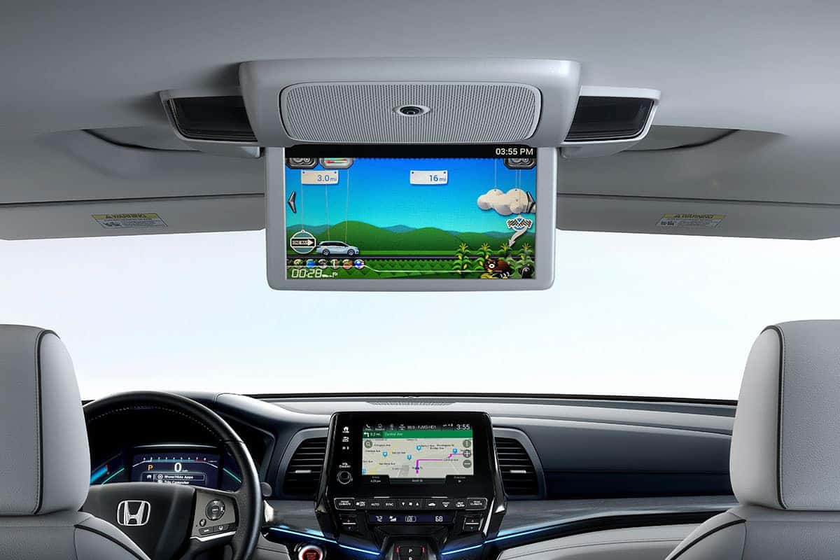 2022 Honda Odyssey with rear entertainment dvd blu ray player with streaming apps
