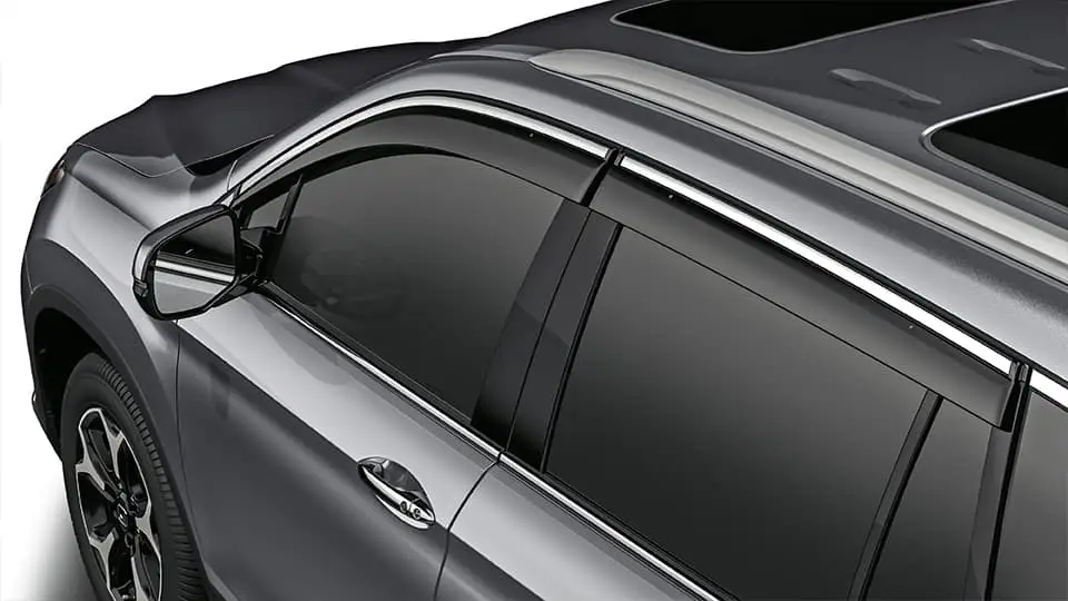 honda pilot window door visors