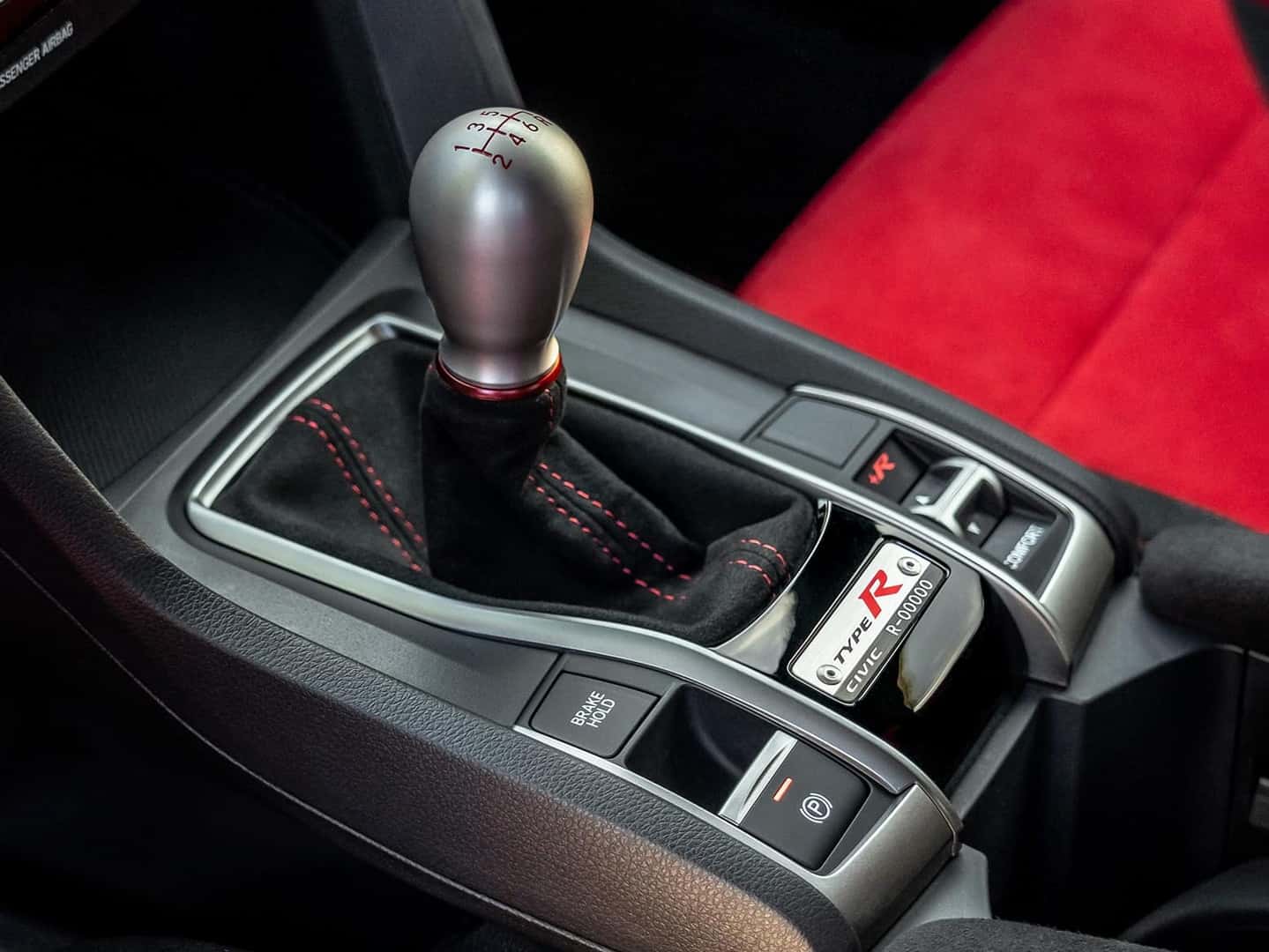2021 Honda Civic Type R with 6 speed manual transmission