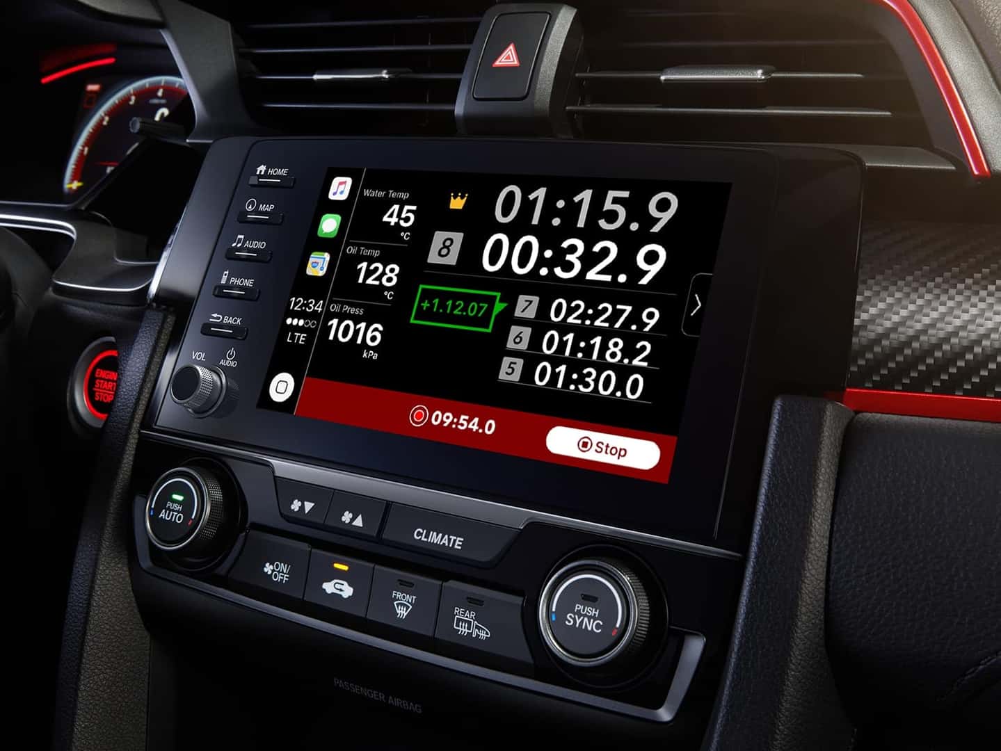 2021 Honda Civic Type R with honda datalogger system