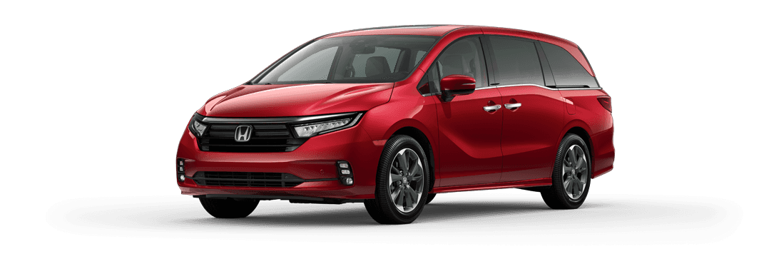 2021 Honda Odyssey in radiant red metallic II 2