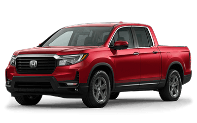 2022 Honda Ridgeline in radiant red metallic
