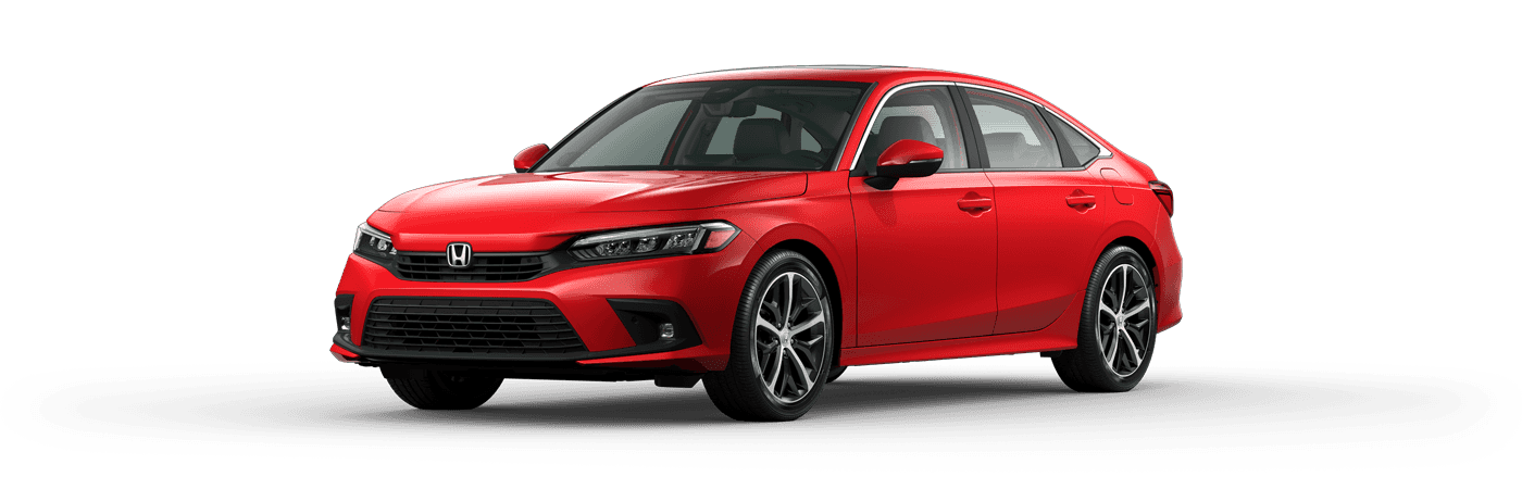 2022 Honda Civic in Rallye Red