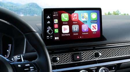 2022 Honda Civic with apple carplay and android auto