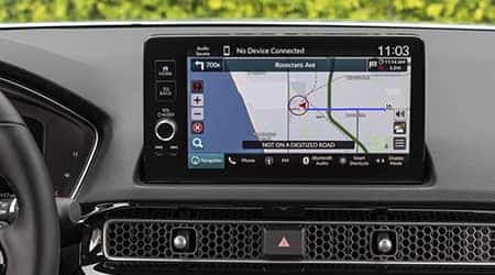 2022 Honda Civic Sedan with Honda Satellite Linked Navigation System