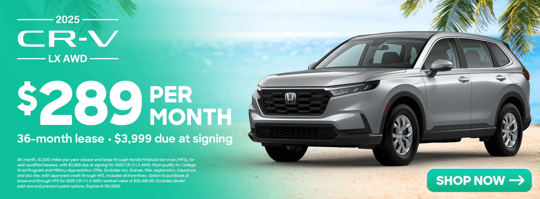 CR-V Lease Offer Jun 25