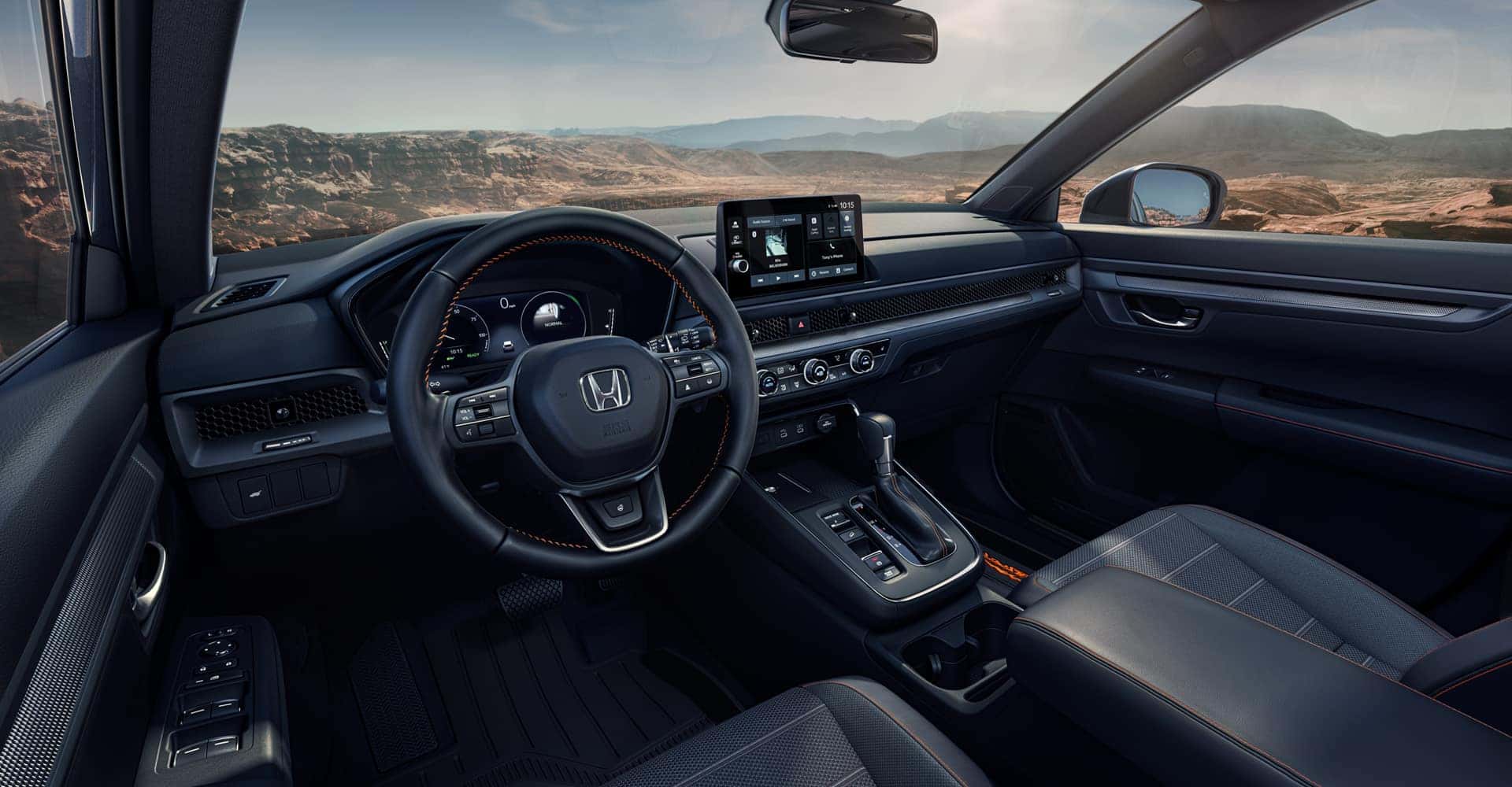 2026 CR-V TrailSport Hybrid Front Cabin