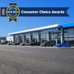bianchi honda dealership with 2026 kbb consumer choice awards logo overlaid in the sky